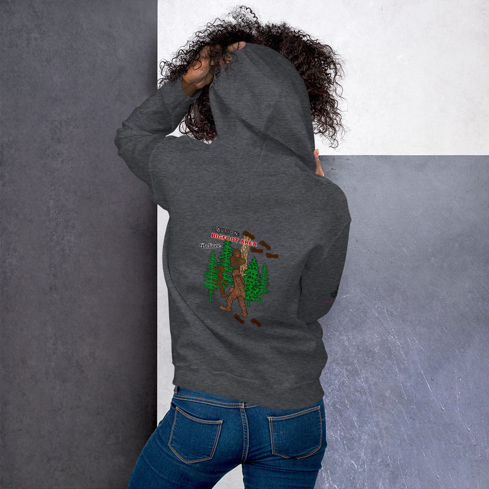 Big Foot (Back Design) Unisex Hoodie