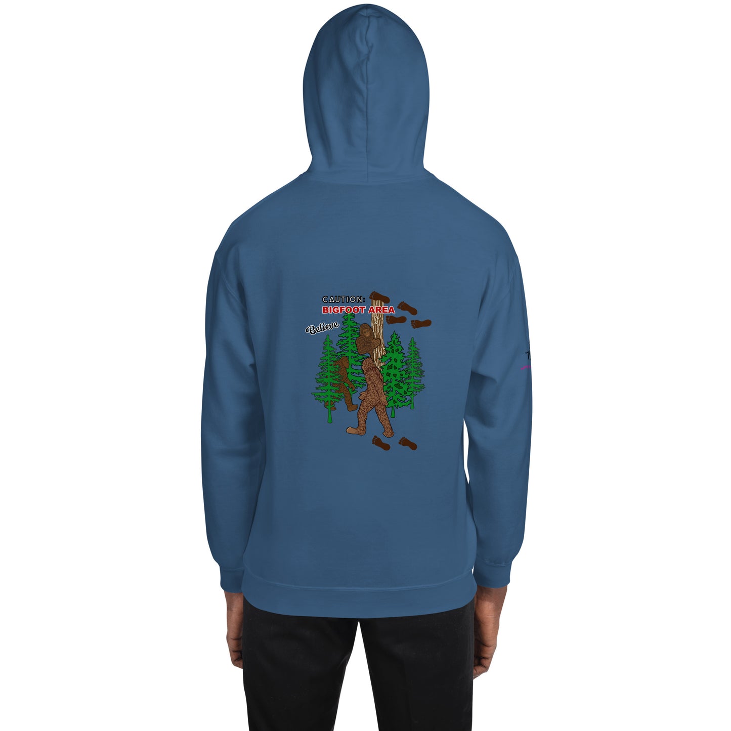 Big Foot (Back Design) Unisex Hoodie