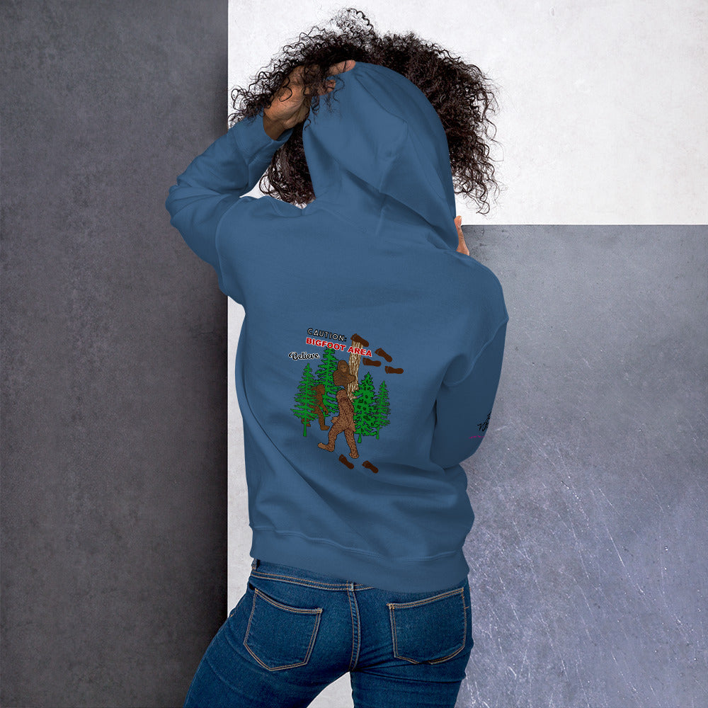 Big Foot (Back Design) Unisex Hoodie