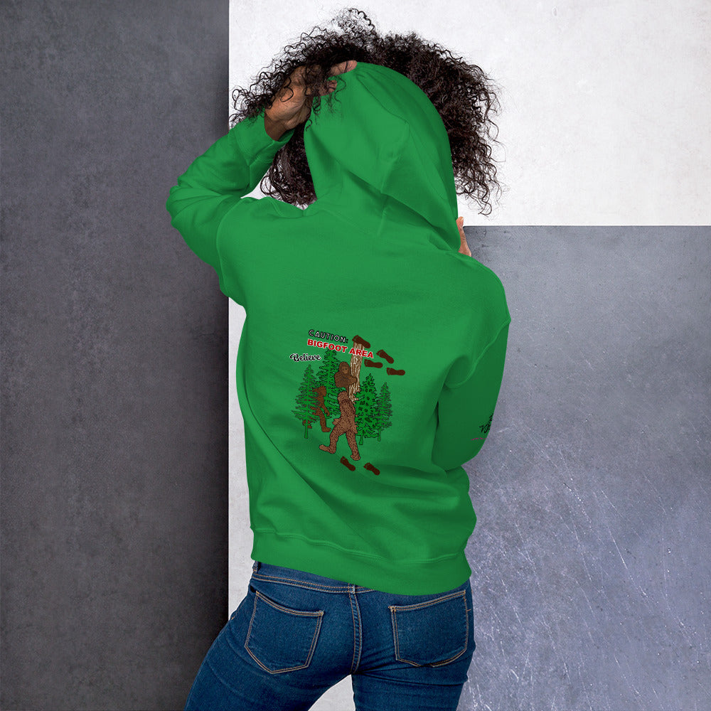 Big Foot (Back Design) Unisex Hoodie