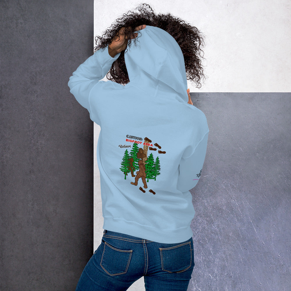 Big Foot (Back Design) Unisex Hoodie