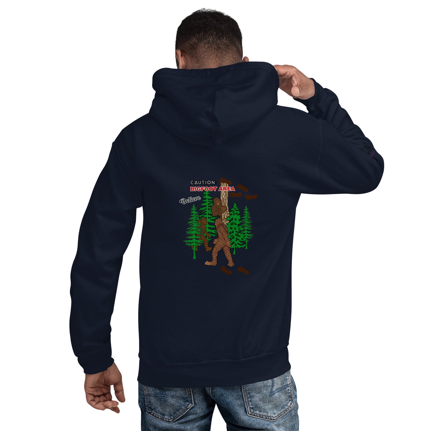 Big Foot (Back Design) Unisex Hoodie