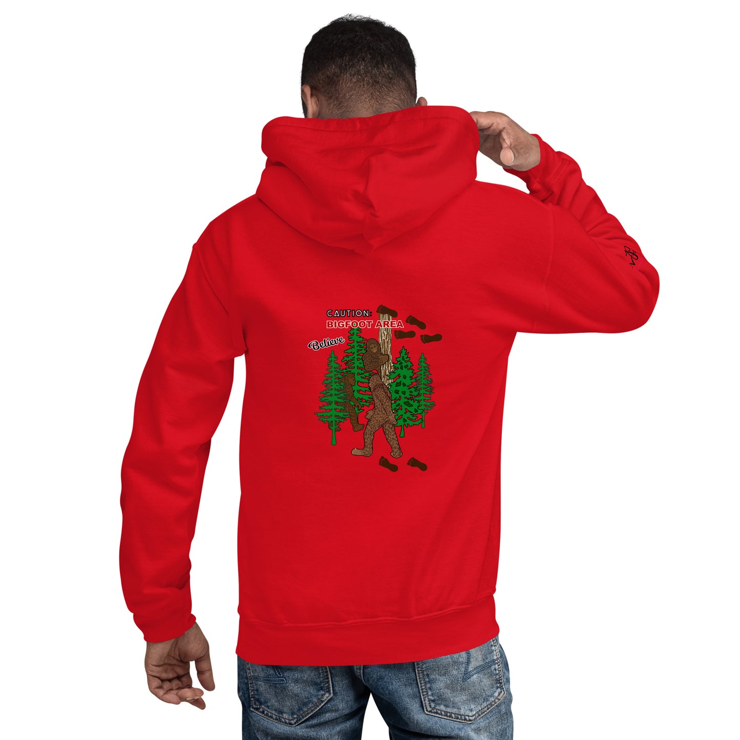 Big Foot (Back Design) Unisex Hoodie