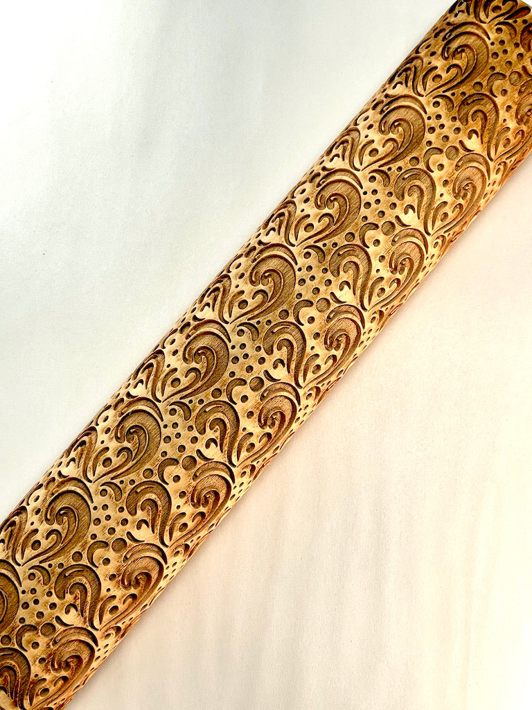 Waves Textured Rolling Pin