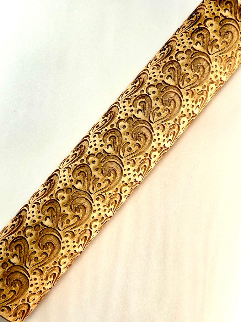 Waves Textured Rolling Pin