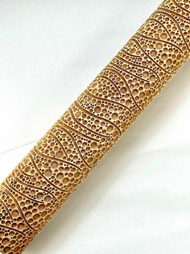 Mystical Bubbles 3D Textured Rolling Pin