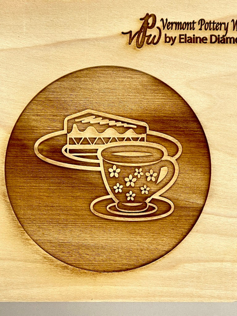 Coffee & Dessert Textured Mug Plank