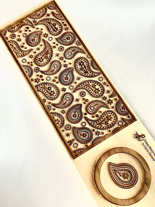 Paisley Textured Mug Plank