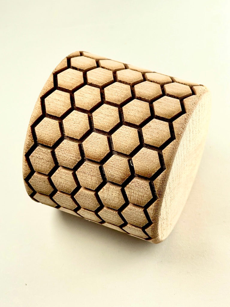 2" Honeycomb Textured Rolling Pin