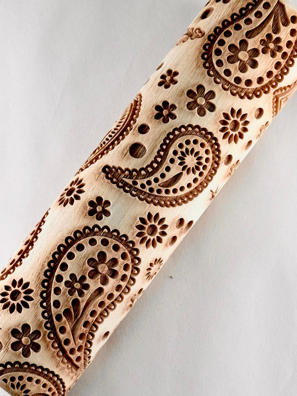 Paisley 7"  Textured Rolling Pin