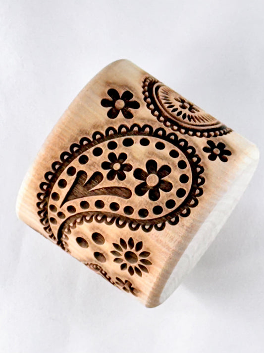 Paisley 2" Textured Rolling Pin