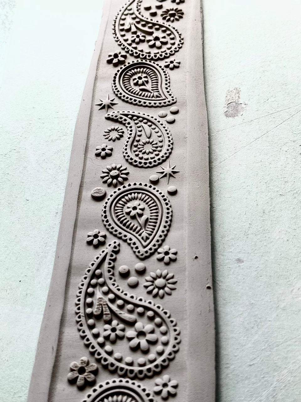 Paisley 2" Textured Rolling Pin
