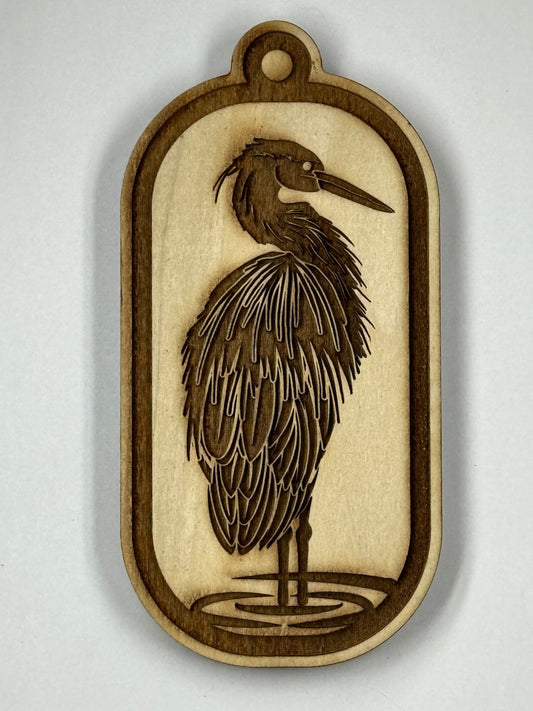 Ornament (Great Blue Heron)- Stamp