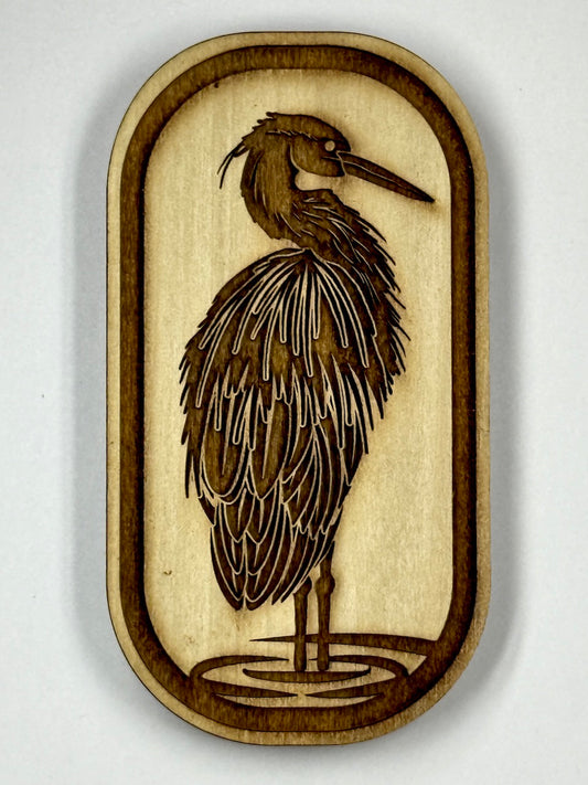 Great Blue Heron- Stamp