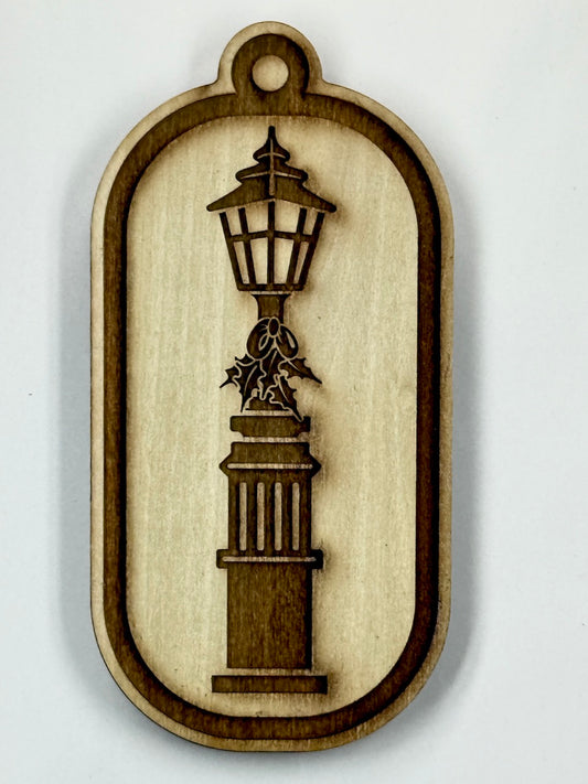 Ornament (Santa Gnomes: Light Post)- Stamp
