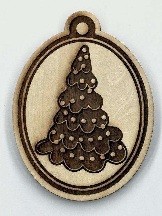 Ornament (Santa Gnomes: Christmas Tree)- Stamp
