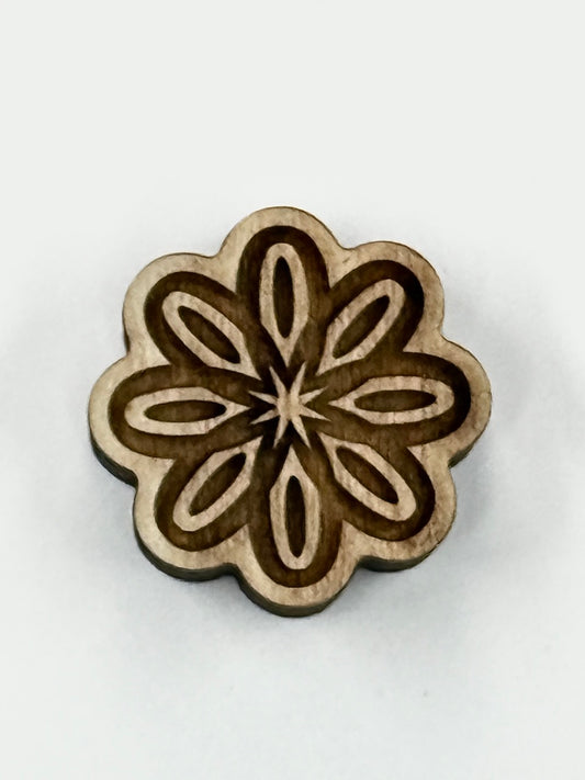 Flower Power medium petal Stamp