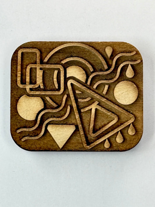 Looney Bin (Geo Collage)- Stamp