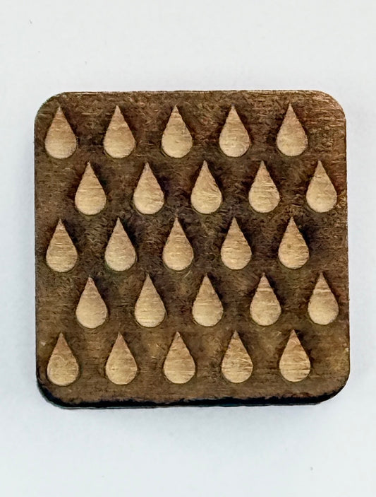 Looney Bin (Raised Droplets)- Stamp