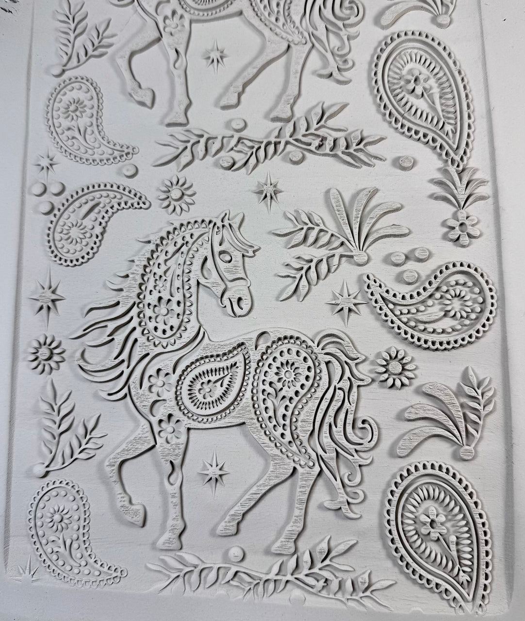 7" Paisley Pony Textured Rolling Pin