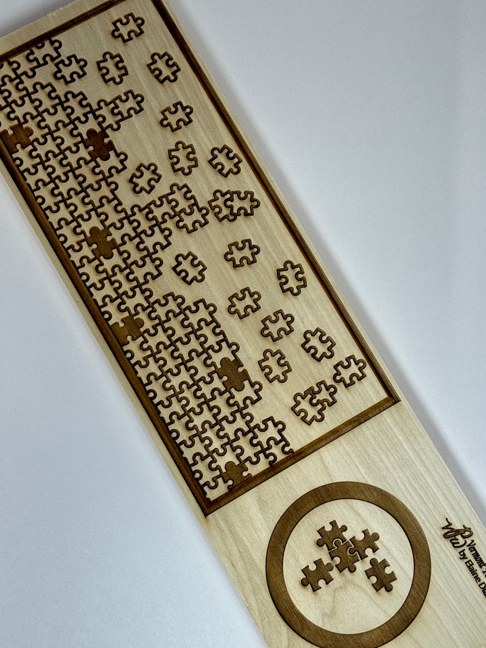 Jigsaw Puzzle (In Process) Textured Mug Plank