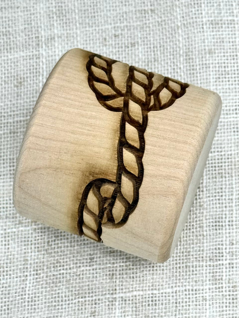 2" Nautical Knots Textured Rolling Pin