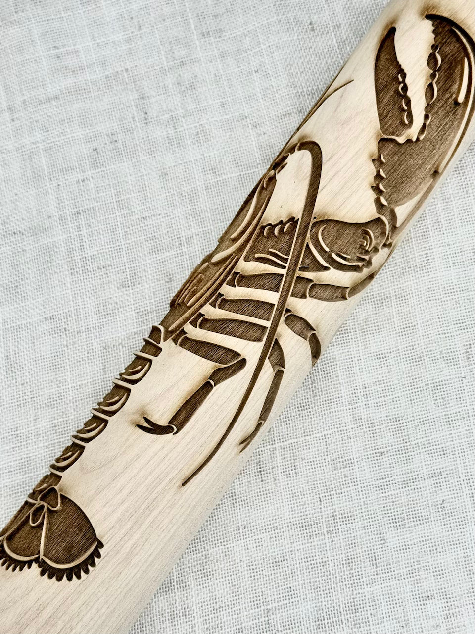 Lobster (Large) Textured Rolling Pin