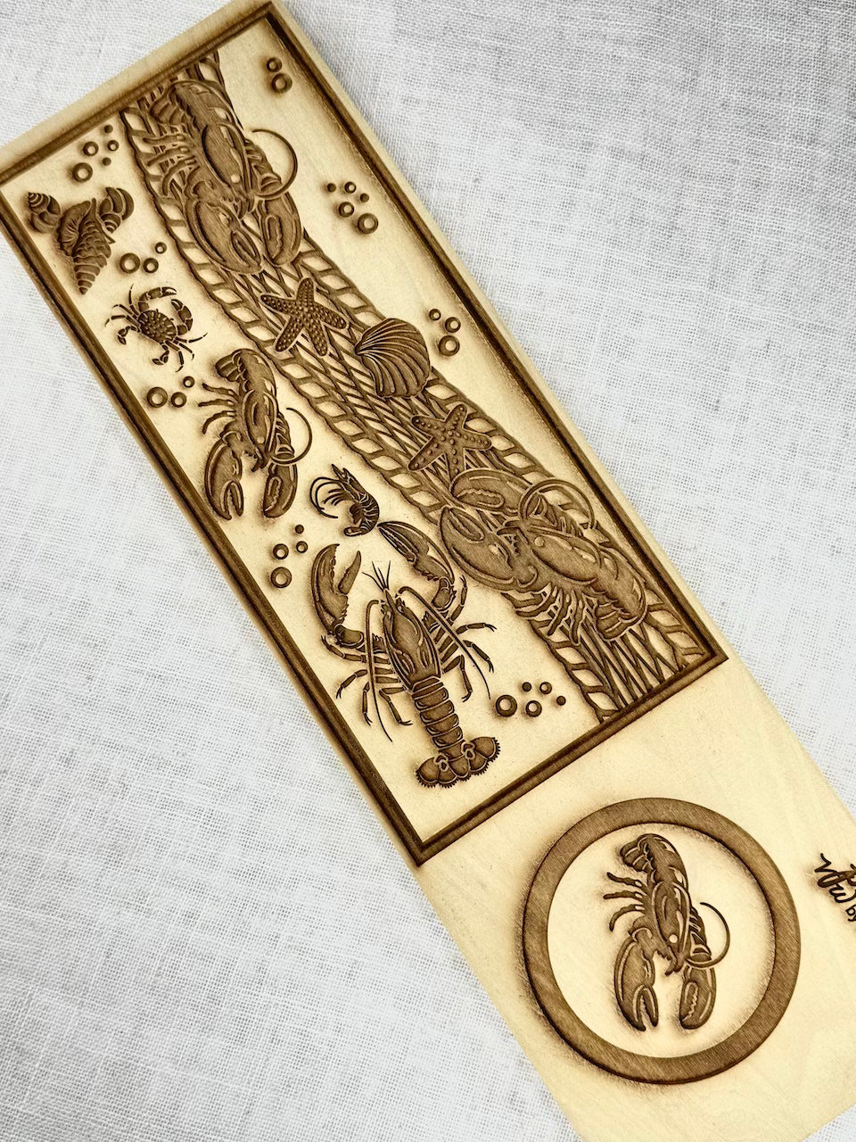 Lobster Bake Textured Mug Plank