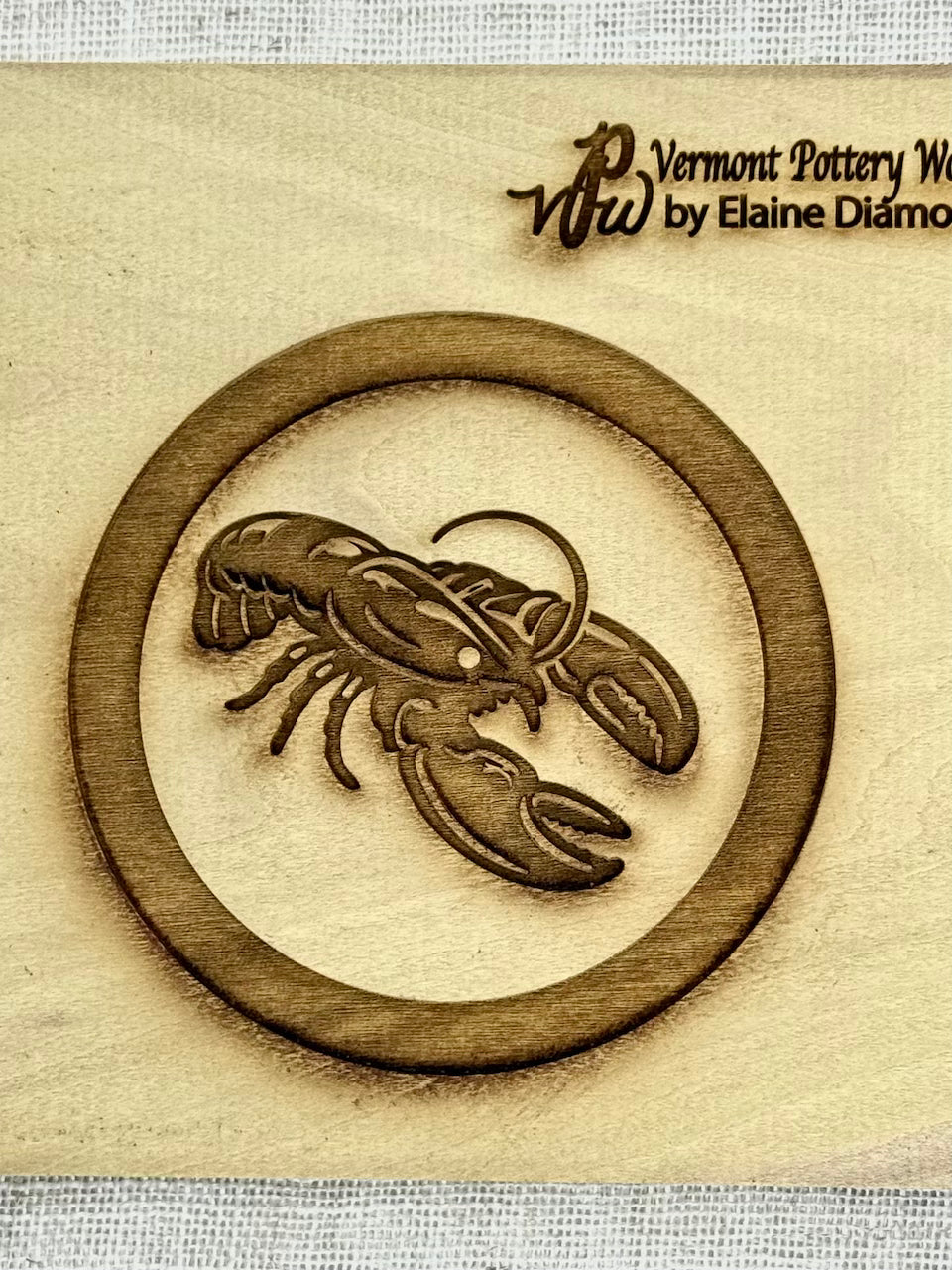 Lobster Bake Textured Mug Plank