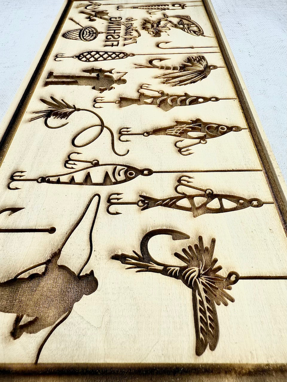 I'd Rather Be Fishing Textured Mug Plank