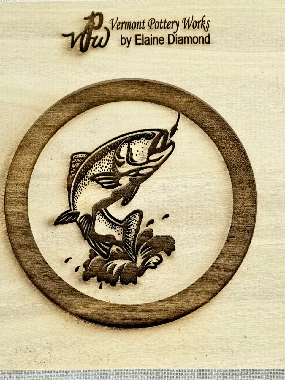 I'd Rather Be Fishing Textured Mug Plank