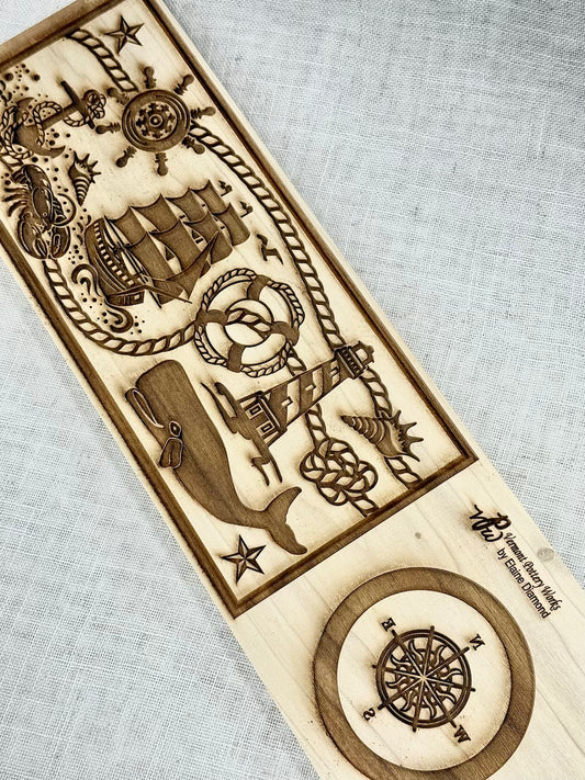 Nautical Vibes Textured Mug Plank