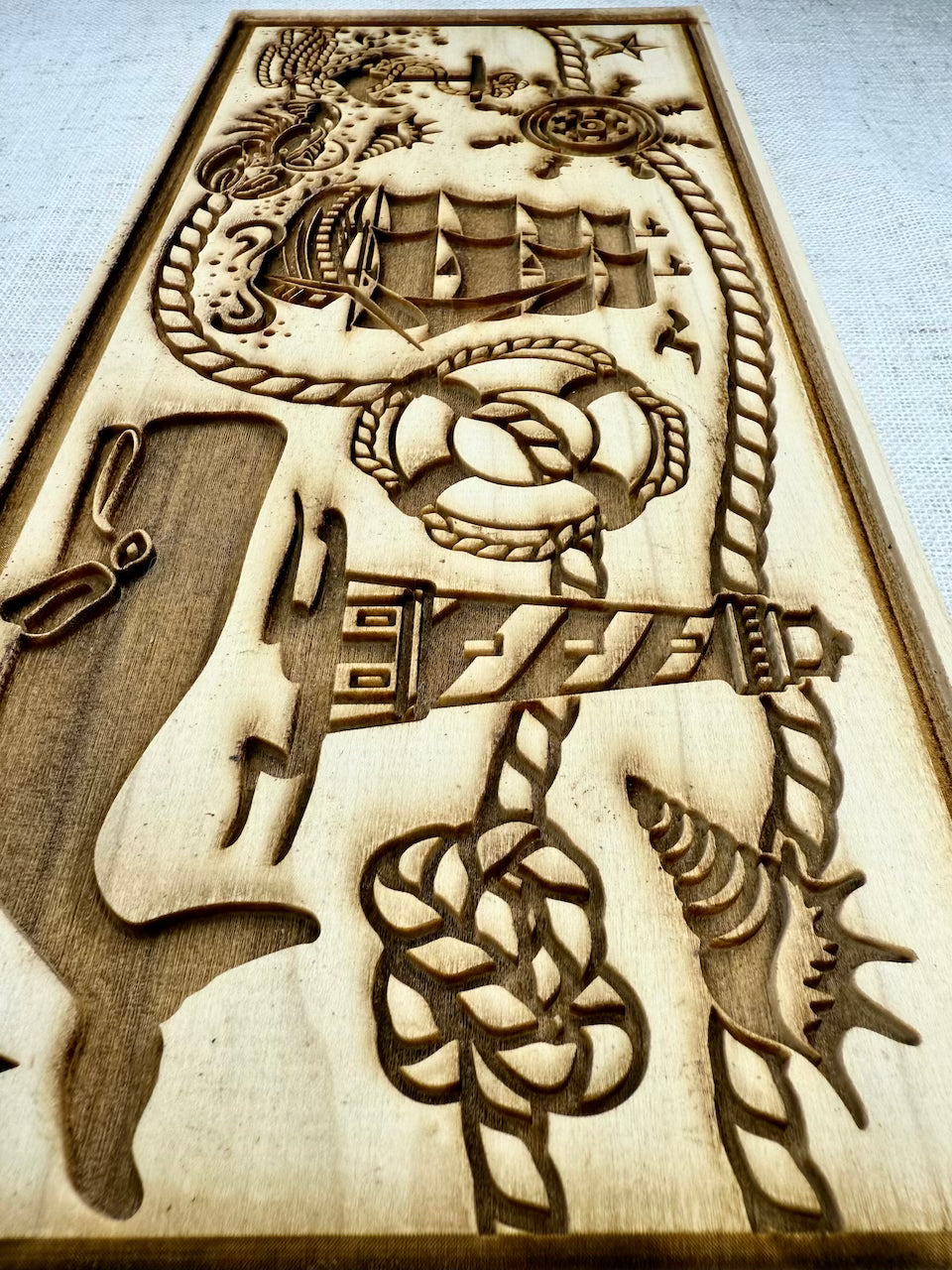 Nautical Vibes Textured Mug Plank