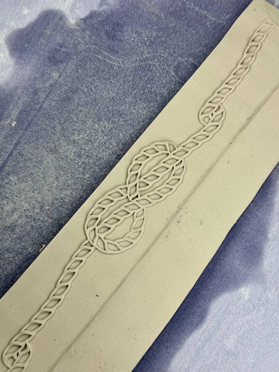 2" Nautical Knots Textured Rolling Pin