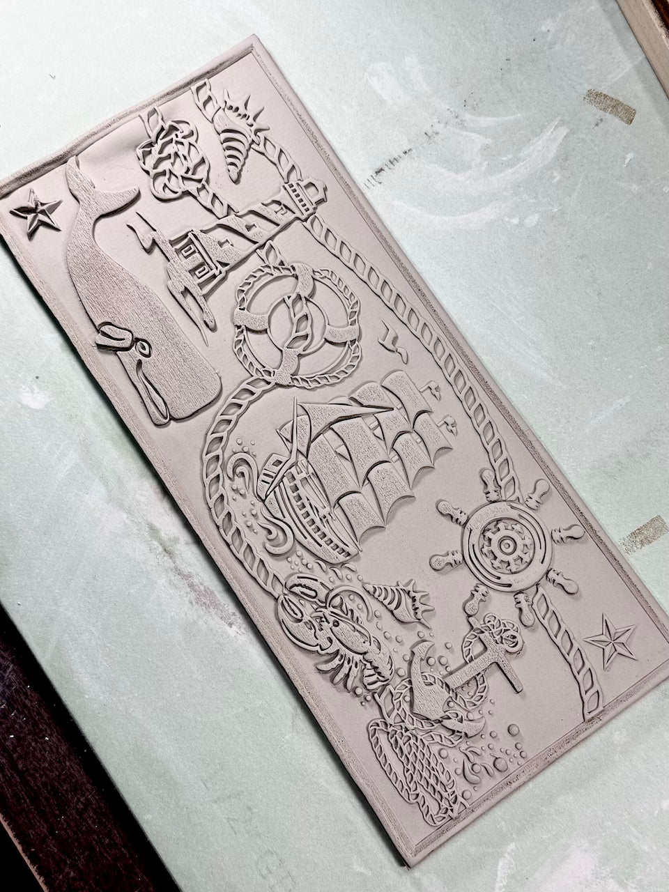 Nautical Vibes Textured Mug Plank