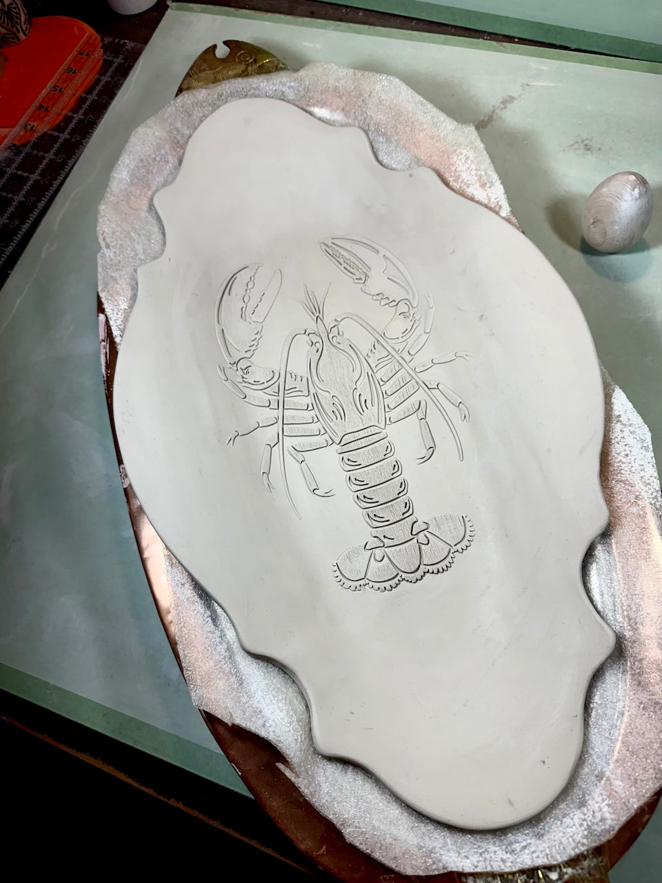 Lobster (Large) Textured Rolling Pin