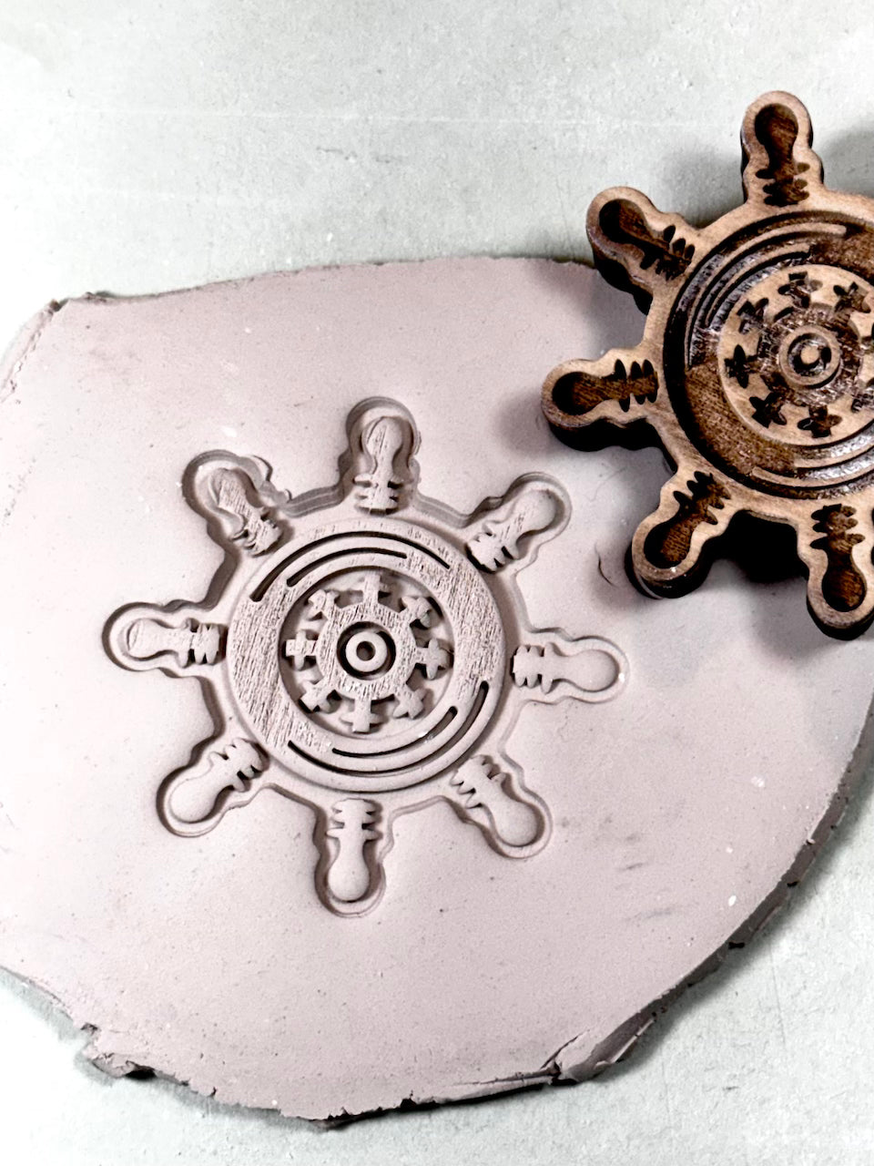 Nautical Vibes (Ship's Wheel)- Stamp