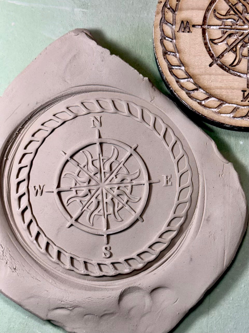Nautical Vibes (Compass and Rope)- Stamp