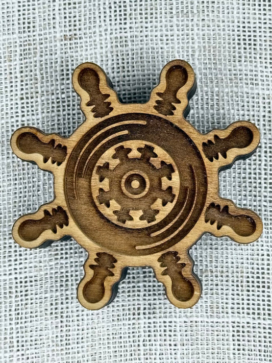 Nautical Vibes (Ship's Wheel)- Stamp