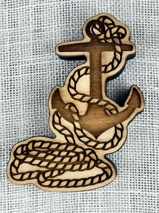 Nautical Vibes (Anchor w/ Rope)- Stamp