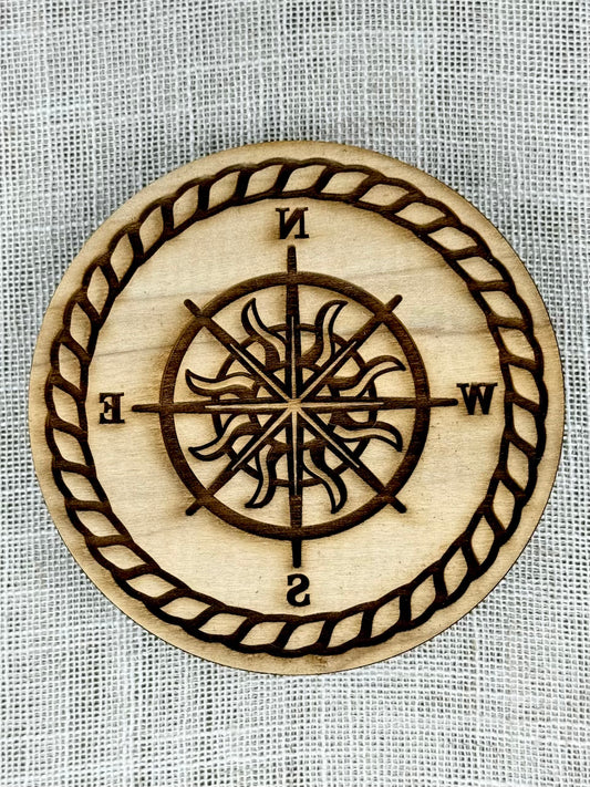 Nautical Vibes (Compass and Rope)- Stamp