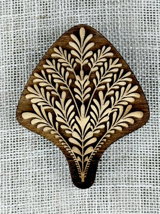 Art Deco (Leaf Fan)- Stamp