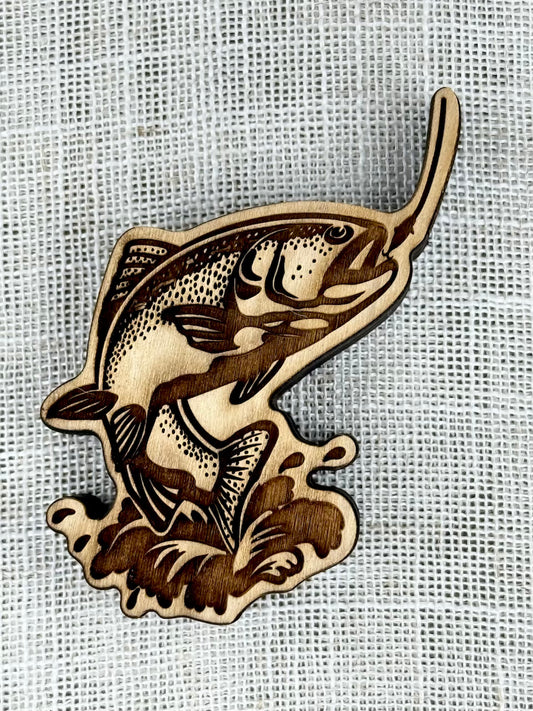 I'd Rather Be Fishing (Rainbow Trout)- Stamp