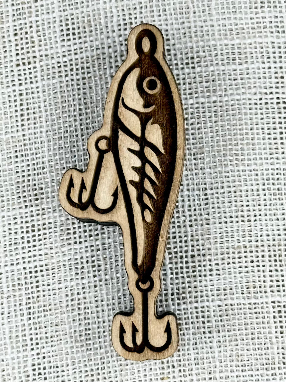 I'd Rather Be Fishing (Fishing Lure Hooks Left)- Stamp