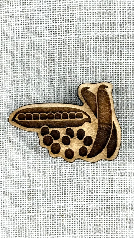 Veggies (Peas)- Stamp