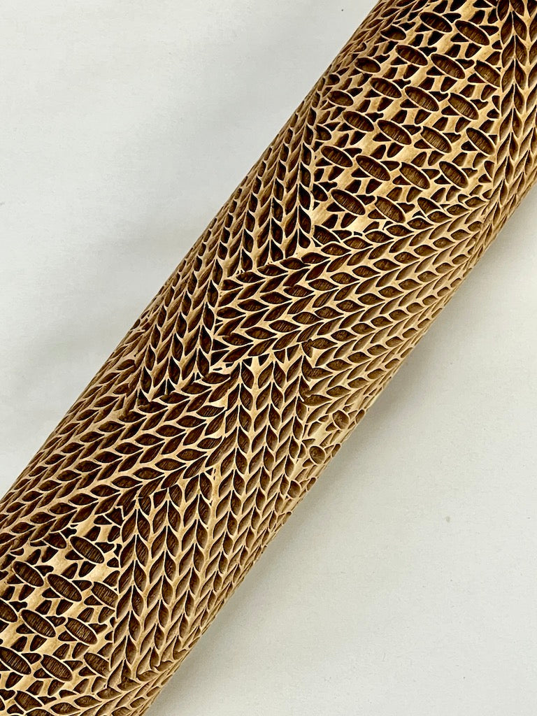 7"  Knit Textured Rolling Pin