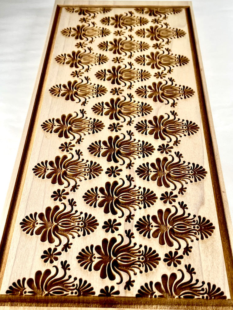 Floral Phoenix Textured Mug Plank