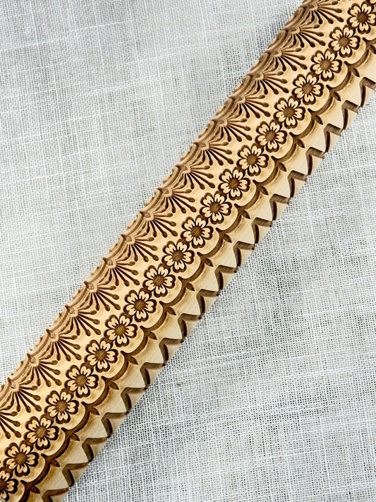 Flower Trellis Textured Rolling Pin