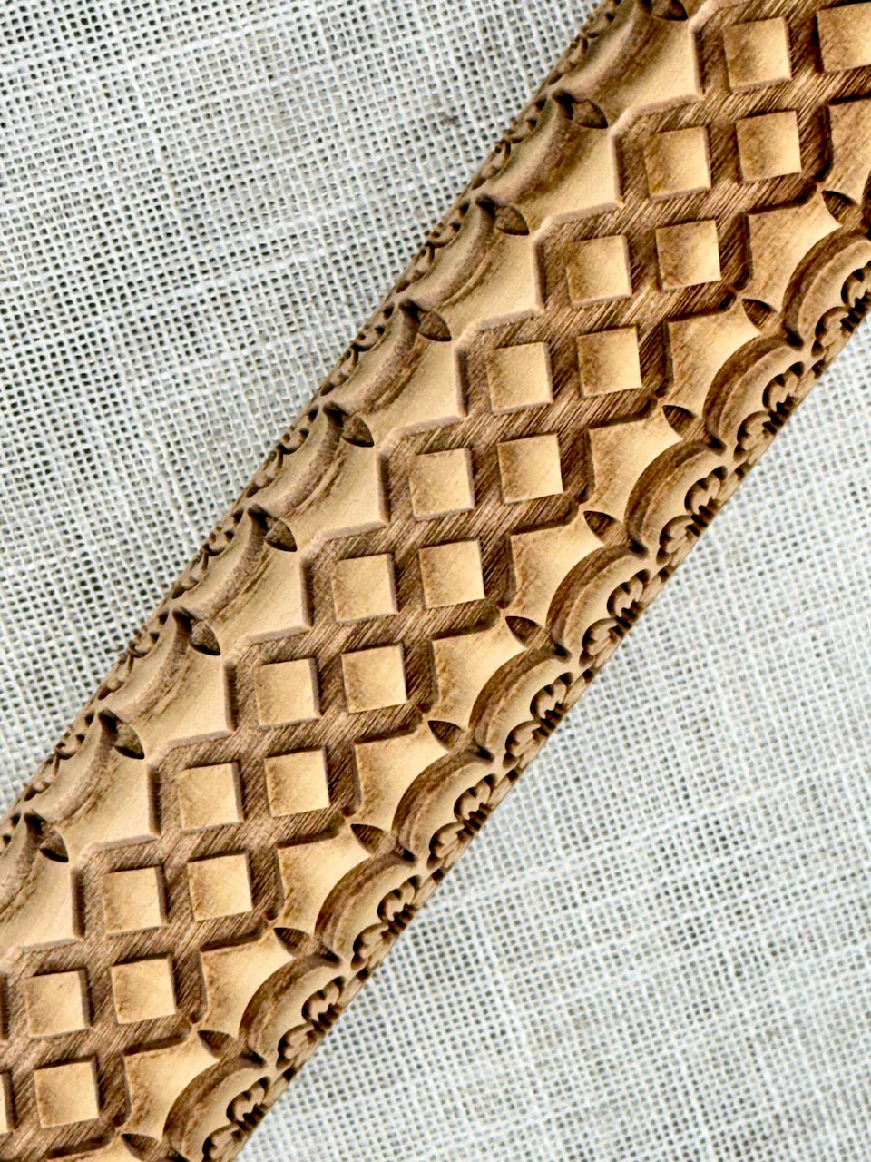 Flower Trellis  7" Textured Rolling Pin