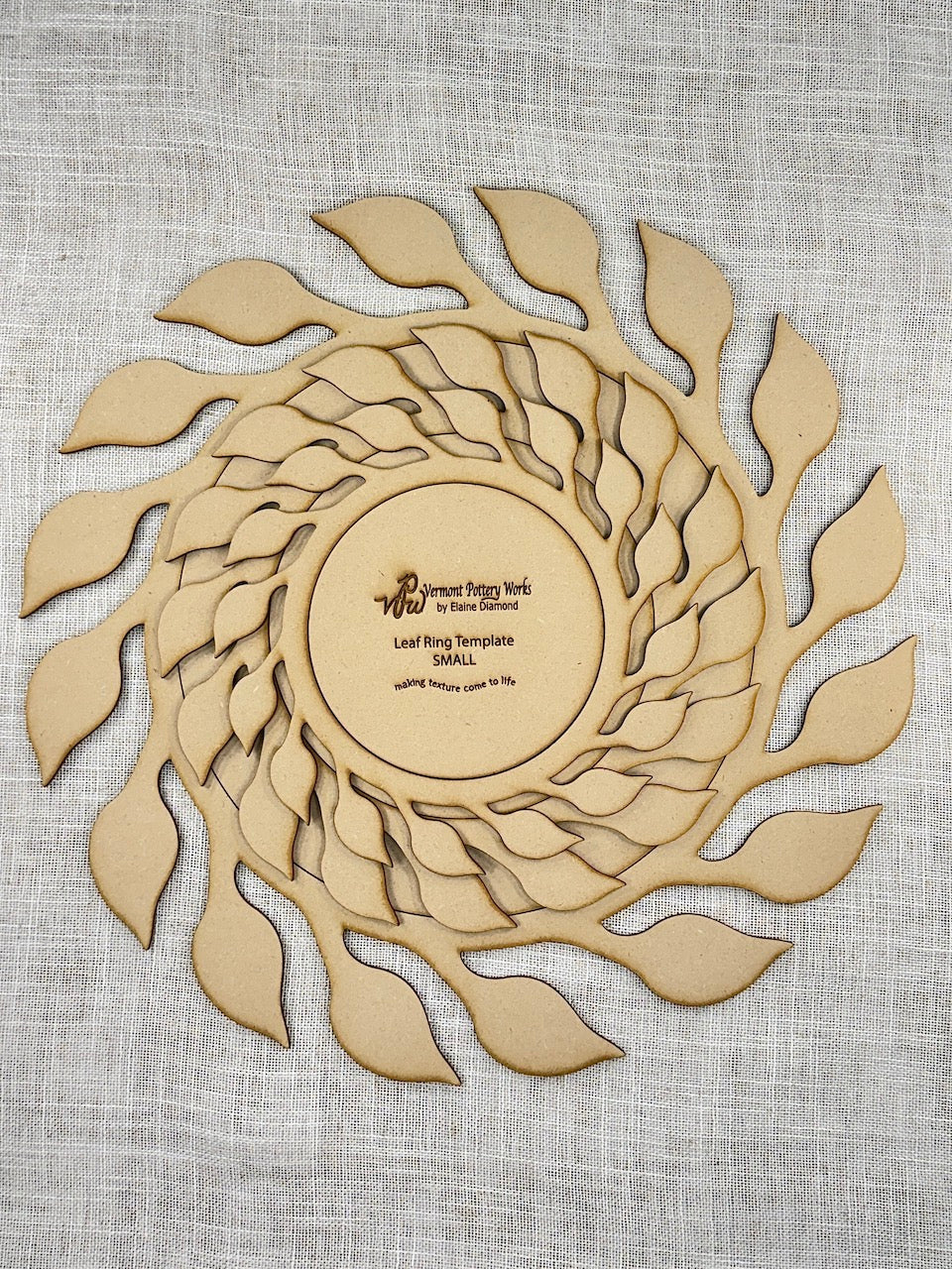 Rigid Leaf Ring Template Package of 3 sizes